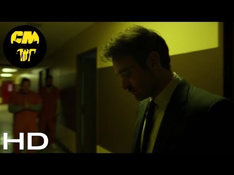 Matt Murdock vs Prisoners - Prison Fight Scene | Daredevil S3E4