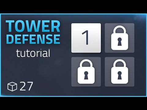 How to make a Tower Defense Game (E27 UNLOCK LEVELS) - Unity Tutorial