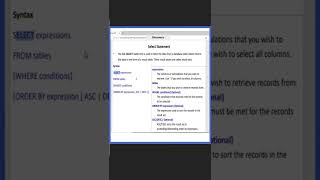 SQL Select Statement || SQL Interview Question 