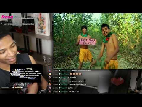 Etika reacts to  Etika loves foot long memes