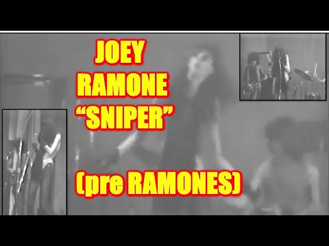 JOEY RAMONE in SNIPER (PRE RAMONES) LIVE!!!