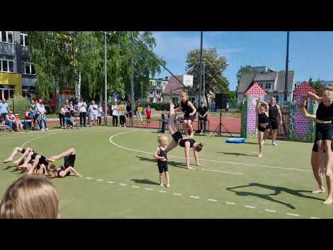 Fitness Sportowy Tuchola - występ na Pikniku Rodzinnym w SP3 w Tucholi, 27.05.2023r.