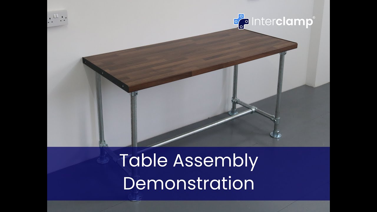 Tube Clamp / Key Clamp Table Assembly Demonstration