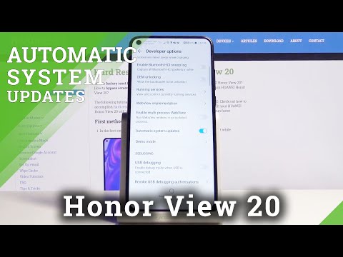 How to Enable Automatic System Updates on Honor View 20 – App Update