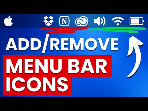 How To Add/Remove Menu Bar Items on a Mac (Even Third Party Icons!) FAST & EASY