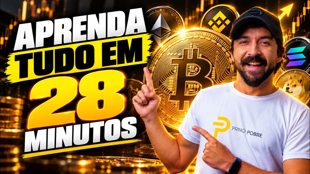BITCOIN e CRIPTOMOEDAS PARA INICIANTES (2026)