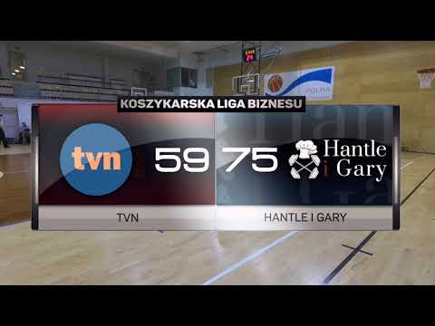 TVN vs Hantle i Gary - 2 kolejka - I Liga Warszawa - Koszykarska Liga Biznesu