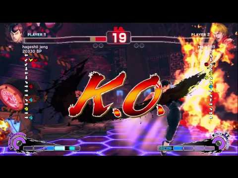 hageshii jeng [Fei] vs syain989 [Ken] SSF4 Japanese Online Ranked Matches - TRUE-HD