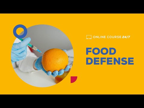 Food Defense - Online course