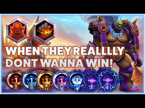 Garrosh Taunt - WHEN THEY REALLLLLY DONT WANT TO WIN! - B2GM Season 1 2025