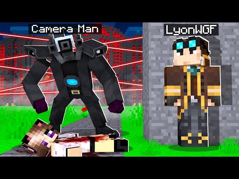 SCAPPIAMO DALLA CASA DI CAMERA MAN Skibidi Toilet SU MINECRAFT!!