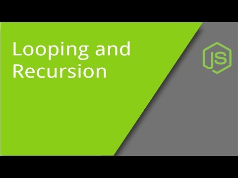 Looping and Recursion in JavaScript