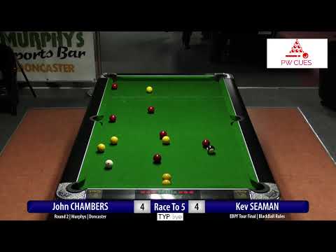 John Chambers vs Kev Seaman | EBPF Tour Grand Final | Murphys Donacaster | Blackball Rules