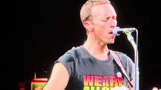 Coldplay Music of the Spheres Worldtour live concert Amsterdam July 15, 2023 Sparks