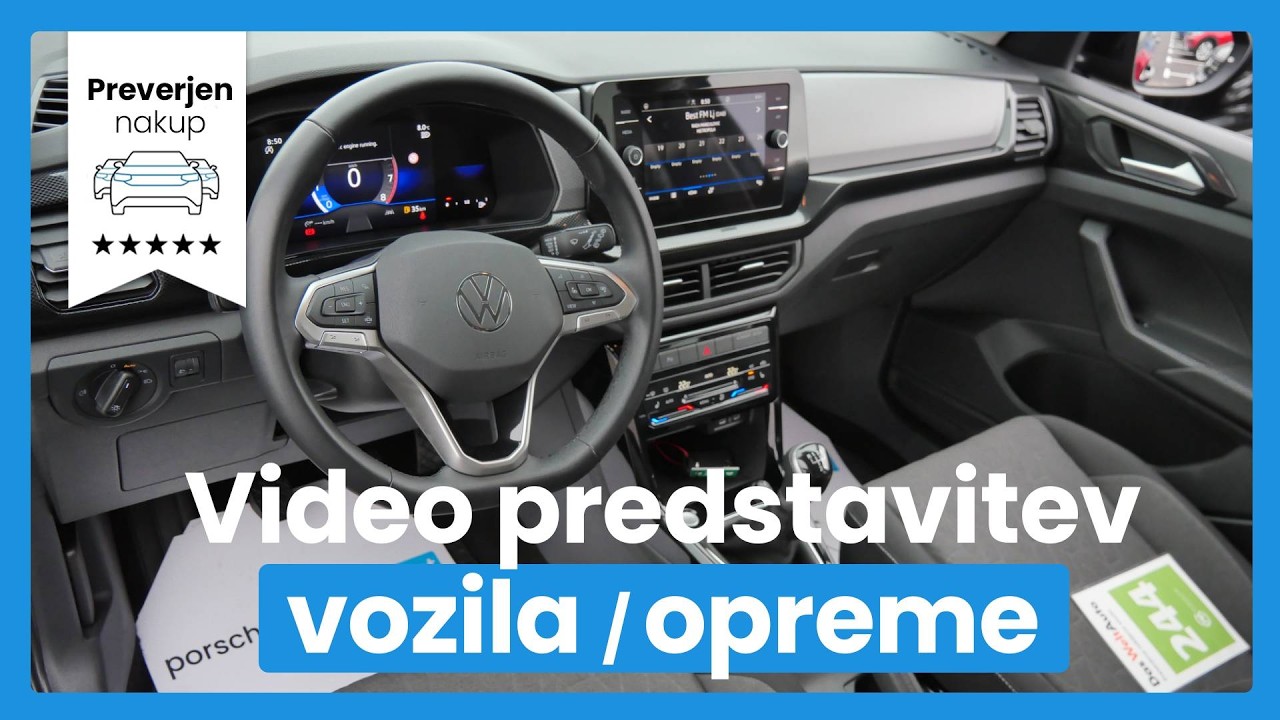 Volkswagen T-Cross 1.0 TSI BMT 4All - SLOVENSKA VOZILA