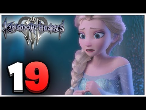 Kingdom Hearts 3 Walkthrough Part 19 ICE Labyrinth (PS4 Pro Gameplay)