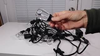 DEWENWILS   -   LED Shatterproof Commercial  String Lights -Review    🌿