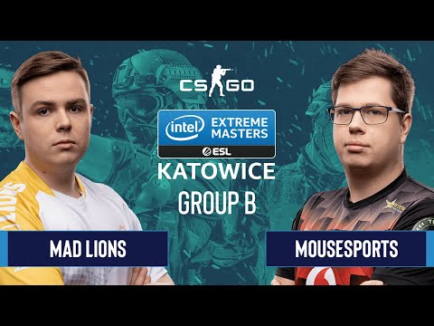 CS:GO - MAD Lions vs. mousesports [Train] Map 1 - Group B - IEM Katowice 2020