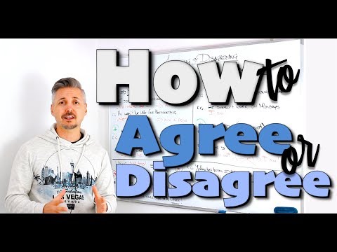 如何同意或不同意（我同意！--她不同意！--輕鬆解釋 (How to AGREE or DISAGREE (I DO ! - She DIDN'T ! - EASILY explained))