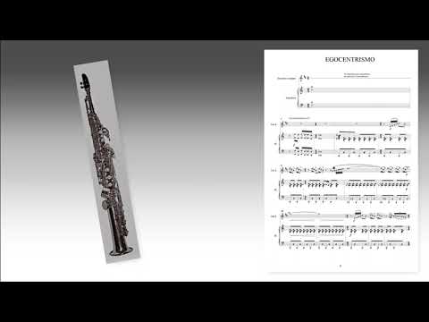 Nunzio Ortolano -EGOCENTRISMO-  (3° tempo  della sonata per sassofono e pianofotre)