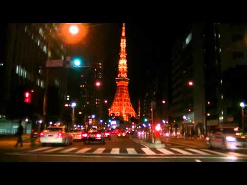 JVC Everio GZ-HM650: Normal Speed Video of Night Views From Car