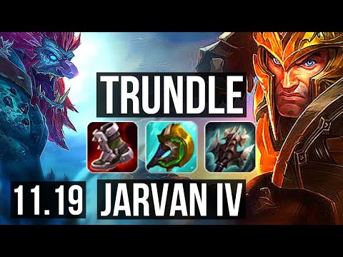 TRUNDLE vs JARVAN IV (JUNGLE) (DEFEAT) | Rank 4 Trundle, Legendary, 15/6/21 | JP Master | v11.19