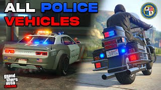 *EASY* Get ALL Rare Police Vehicles in GTA 5 Online! (LSPD Vehicles Guide)