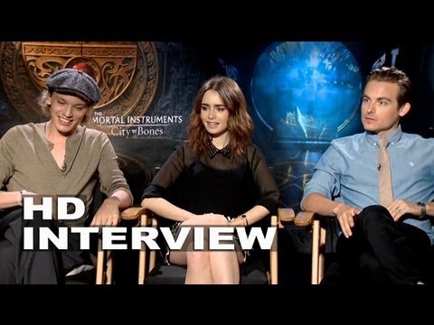 The Mortal Instruments: City of Bones: Lily Collins, Jamie Campbell Bower, Kevin Zegers Interview