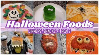 Easy Halloween Food Ideas! 👻 Dinners, Snacks & Desserts
