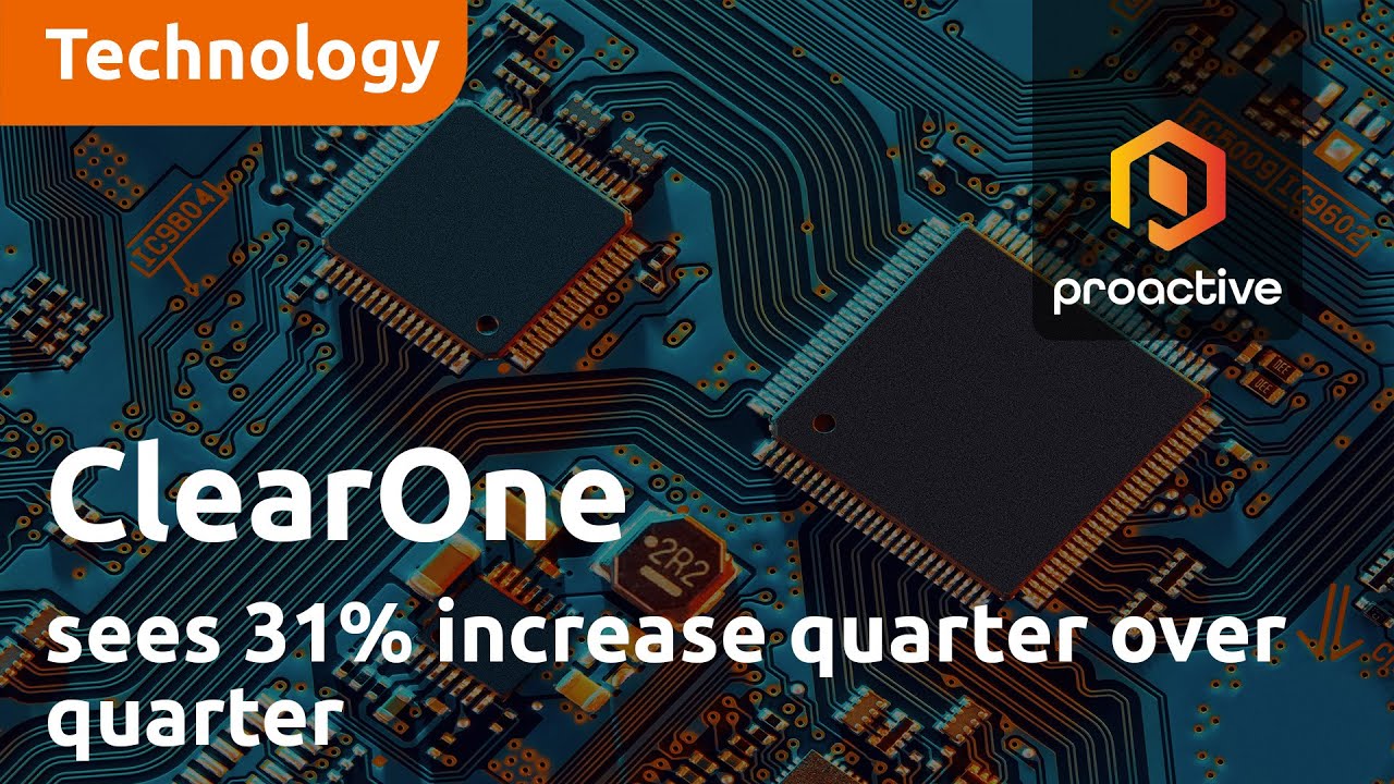 ClearOne sees 31% increase quarter over quarter as company releases Q2 numbers