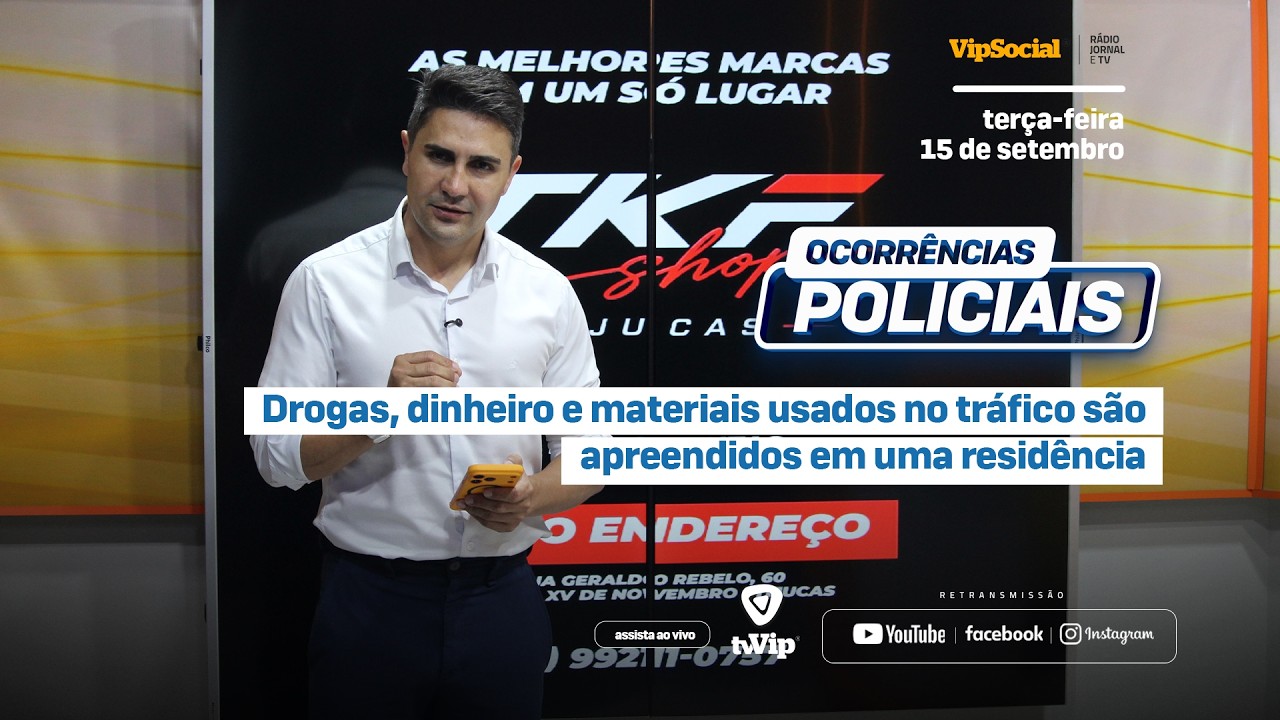 Os destaques do cenário policial desta terça-feira,15 de setembro