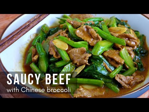Beef & Chinese Broccoli Stir-fry (芥蓝牛肉)