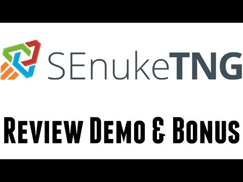 SEnuke TNG Pro Review Demo Bonus - Totally Automates TODAYS Crucial Ranking Factors Video