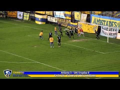 Atlanta 3 UAI Urquiza 0 - Fecha 29 Primera B Metropolitana - LOS GOLES