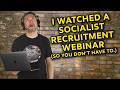 I Watched A Socialist Recruitment Webinar So You Don T Have To