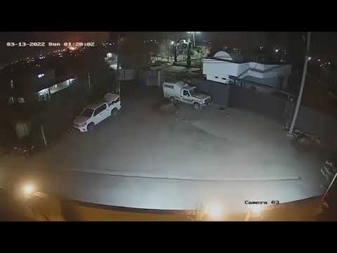 Security camera shows moment Iranian missiles land in Erbil, Iraq | Alleged video