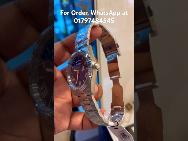 Vídeo relacionado con Analógico Modelo Reloj Connoisseur GW0265G6. Marca Guess