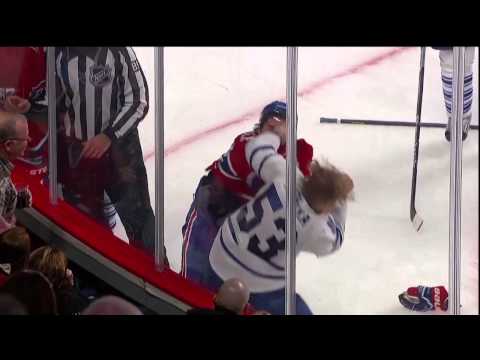 Michael Kostka vs Brendan Gallagher - Feb 9th 2013 (HD)