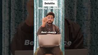 Deloitte Hiring Freshers 2026 | Associate Analyst Role | Any Graduate Can Apply | #deloitte  #hiring