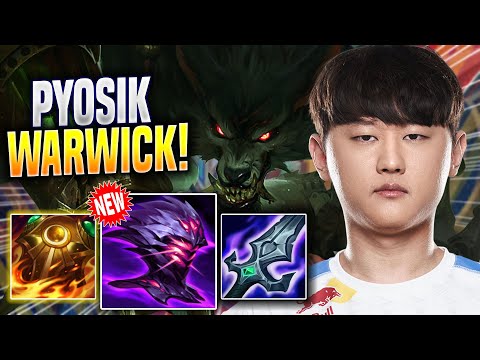 PYOSIK TRIES WARWICK WITH NEW ITEMS! * Preaseason 2023 * - DRX Pyosik Plays Warwick JUNGLE vs Sett!