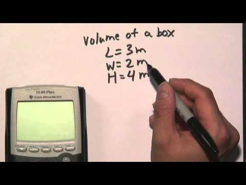 Part of a video titled How to Calculate Cubic Meters - YouTube