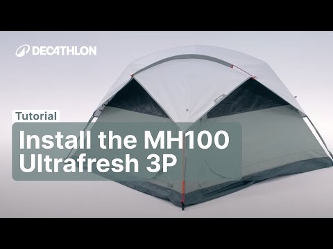 TUTORIAL - How to install the MH100 ULTRAFRESH 3P ? | Decathlon_QUECHUA
