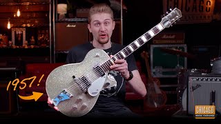 Video thumbnail for The Cleanest Vintage Gretsch Silver Jet We've Ever Seen! by Chicago Music Exchange