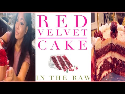 RED VELVET CAKE🎂 (IN THE RAW). A SWEET, BUT SUGAR FREE FASTING AND DETOX DESSERT.🍰