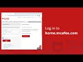 How to install McAfee software to a second device