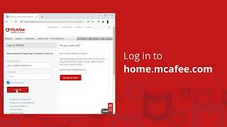 How to install McAfee software to a second device