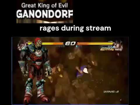 Ganondorf rages in Tekken 7