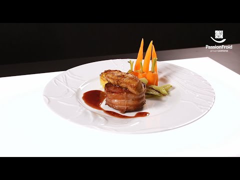 Tournedos de sanglier rossini, légumes du moment