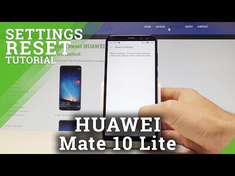 How to Restore Default Settings in HUAWEI Mate 10 Lite |HardReset.info