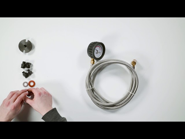 Video teaser for KS TOOLS 150.1523 Auspuff-Abgasdruck-Prüfgerät -1 bis +3 bar (Unboxing)